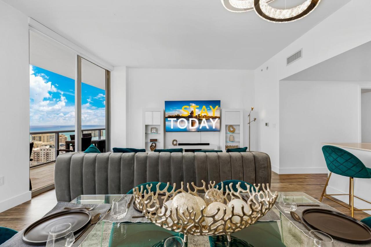 Beachwalk Resort - Penthouse In The Sky 3Bdr And 3Ba Luxury Condo Direct Ocean View Hallandale Beach Exterior photo